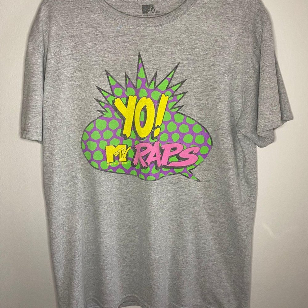 Gray Yo! MTV Raps T-Shirt